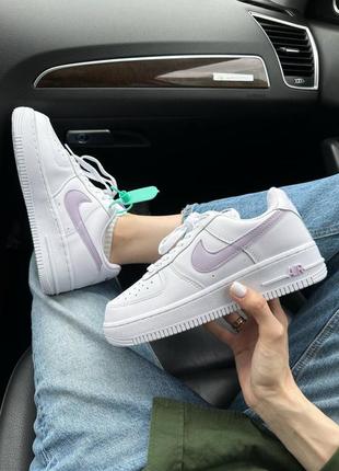 Кроссовки женские nike air force 1 low purple1 фото