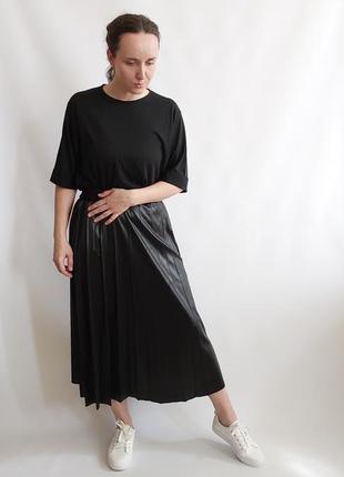 10-31 жіноча плісірована спідниця довга женская плиссированная юбка длинная3 фото