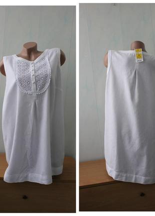 Льняная блуза, туника marks & spencer,  лен1 фото