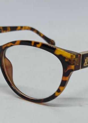 Очки в стиле louis vuitton оправа для очков женская коричневая тигровая