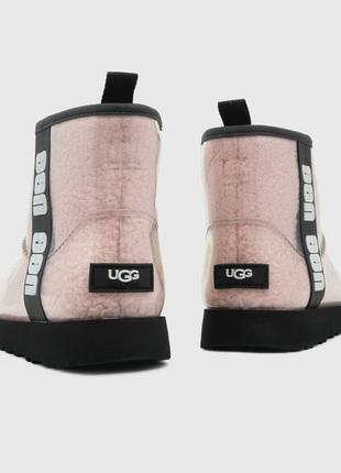 Трендові рожеві уггі ugg classic mini clear pink2 фото