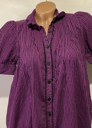 Удлиненная женская рубашка туника халатик (№104)2 фото