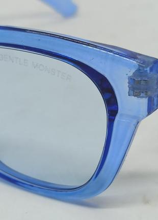 Окуляри в стилі gentle monster жіночі іміджеві оправа для окулярів синя прозора3 фото