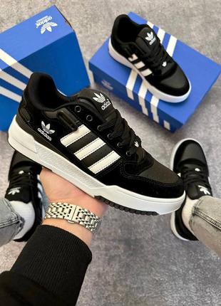 Adidas forum low black