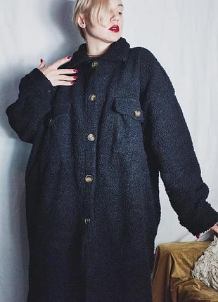 Платье- рубашка тедди