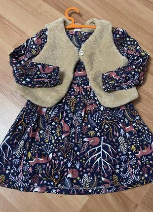Комплект платья с жилеткой carter’s