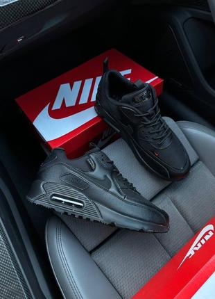 Чоловічі кросівки nike air max 90 surplus / найк / демісезонні / весняні, літні, осінні / взуття / водонепроникні / шкіра / чорні, білі, сірі, хакі