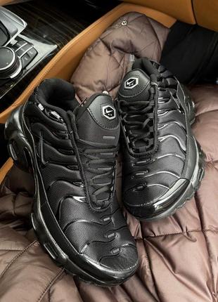 Air max plus triple black3 фото