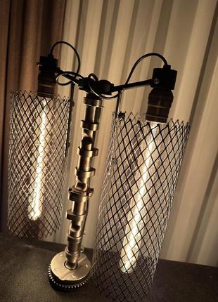 Настільна лампа в стилі лофт/ стимпанк / оригінальні настільні лампи