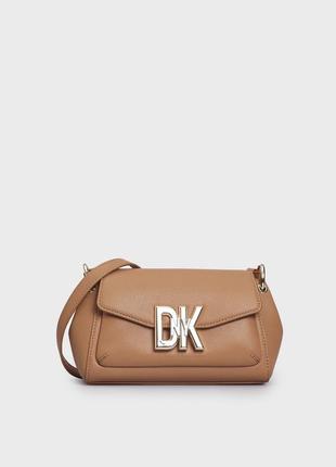 Женская рыжая сумка dkny