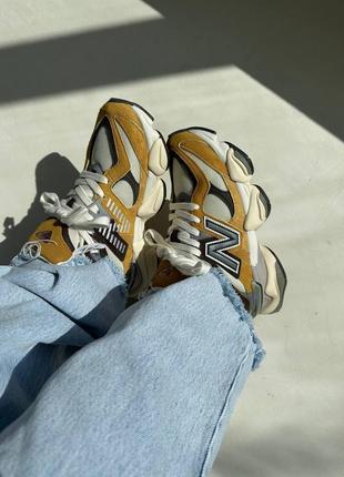 Крутезні жіночі кросівки new balance 9060 « workwear » premium8 фото