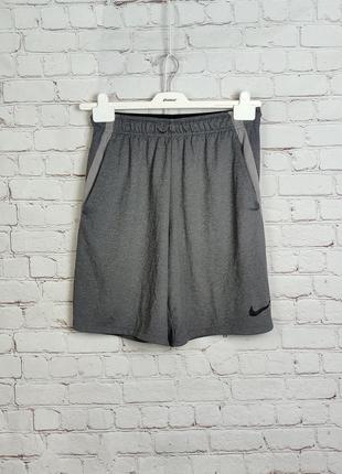 Шорти бігові тренувальні чоловічі сірі shorts nike training dry shorts 4.0 grey