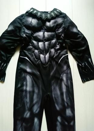 Карнавальный костюм черная пантера black panther marvel