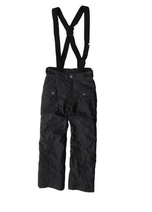 Теплые термо зимние горно лыжные влагостойкие штаны брюки полукомбинезон комбинезон decathlon