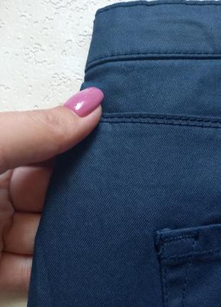 Брендовые джинсы скинни с пропиткой под кожу и высокой талией denim co, 12 pазмер.7 фото