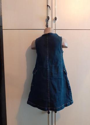 Сарафан, платье детское джинсовое3 фото