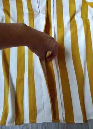 Шикарная нарядная блуза в полоску легкая летняя9 фото