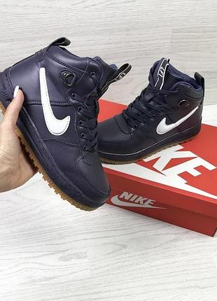Зимние кроссовки на меху nike підліткові