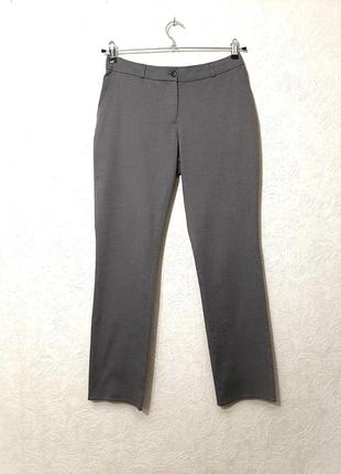 H&m актуальные классические стильные брюки серые с карманами женские штаны размер 36 (44-46)
