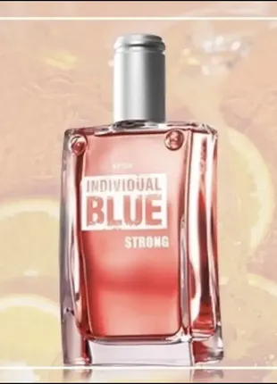 Чоловіча туалетна вода avon individual blue strong, 100 мл (індивідуал блу стронг ейвон)