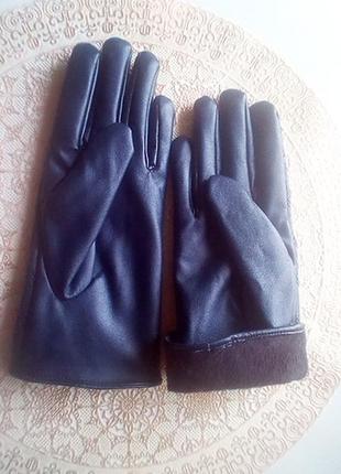 Новые перчатки экокожа 7,5р.3 фото