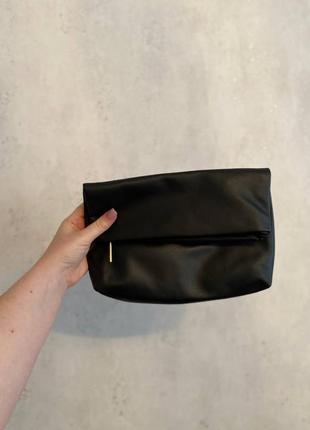 Клатч сумка маленькая сумочка черная черная