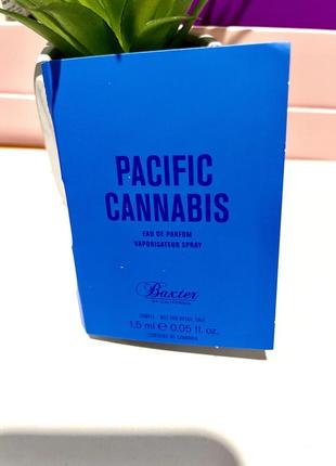 Пробник аромату baxter of california pacific cannabis парфумована вода