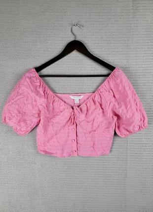 Блуза укорочена топ рожевий primark