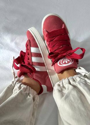 Кросівки adidas campus “red/white”6 фото