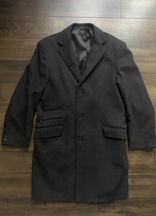 Пальто шерстяное итальянское размер l piacenza conbipel