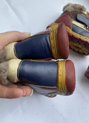 Ботинки сапожки кожа на меху5 фото