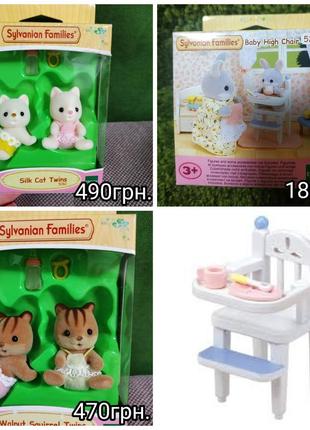 Sylvanian families супермаркет магазин семья машина мебель5 фото