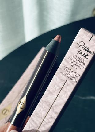 Charlotte tilbury colour chameleon eye shadow pencil тени карандаш в оттенке pillow talk4 фото