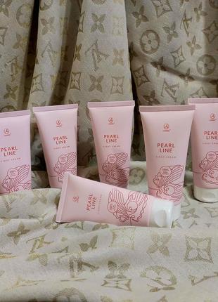 Обновленный увлажняющий крем для лица pearl line light cream lambre ламбре