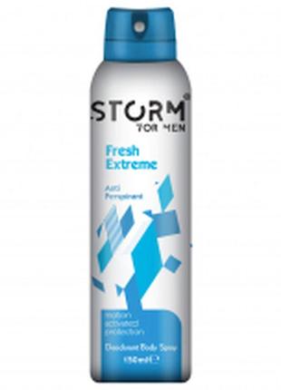 Чоловічий дезодорант-антиперспірант для тіла storm thermic resist, 150 мл