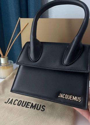 Кожаная сумка Jacquemus Le Chiquito Long Black Арт: 14004 moyen