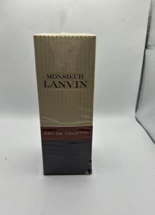 Винтажная туалетная вода lanvin monsieur