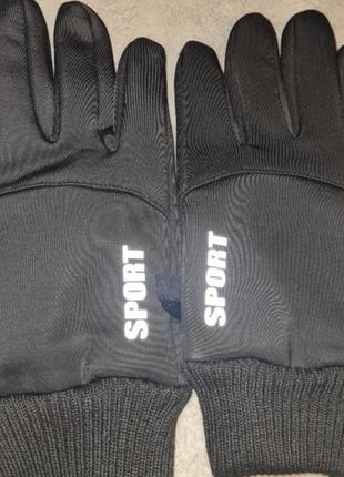 Перчатки зимние sport touch black l-xl6 фото