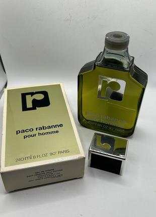 Paco rabanne pour homme 240 ml vintage3 фото