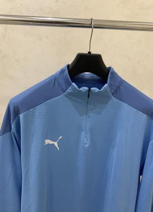 Спортивна кофта puma голуба на замок2 фото