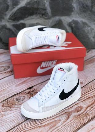 Зимние кроссовки nike blazer mid5 фото