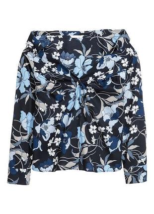 Стильная хлопковая блуза h&m.