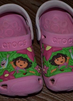 Аквашузи crocs c 6-7 dora
