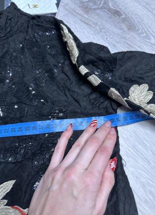 Платье вышиванка с бахрамой вышиванка традиционная одежда6 фото