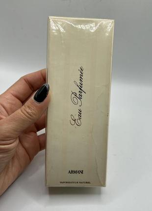 Винтажная парфюмированная вода armani eau parfumie