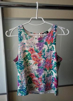 Майка-топ bik bok в яркий цветочный принт