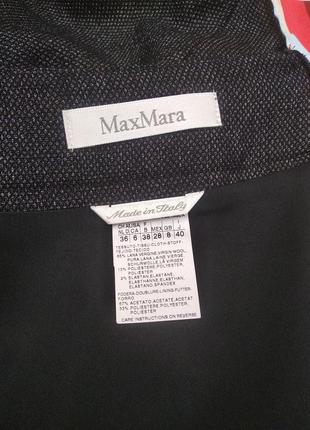 Max mara класична повсягденна базова коротка вовняна спідниця по фігурі сіра сорна s m6 фото