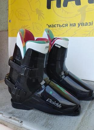 Лижні жіночі, дитячі ботінки , черевики гірськолижні 37р (24см)