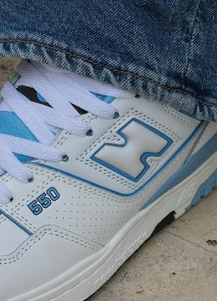 Кроссовки nb 550 blue5 фото