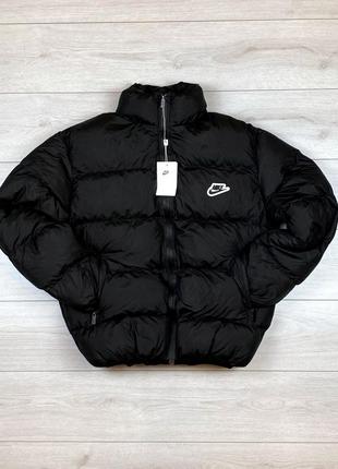 Куртка nike black без капюшона1 фото